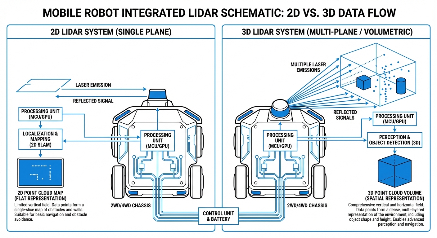 Technical Diagram of Lidar Operations