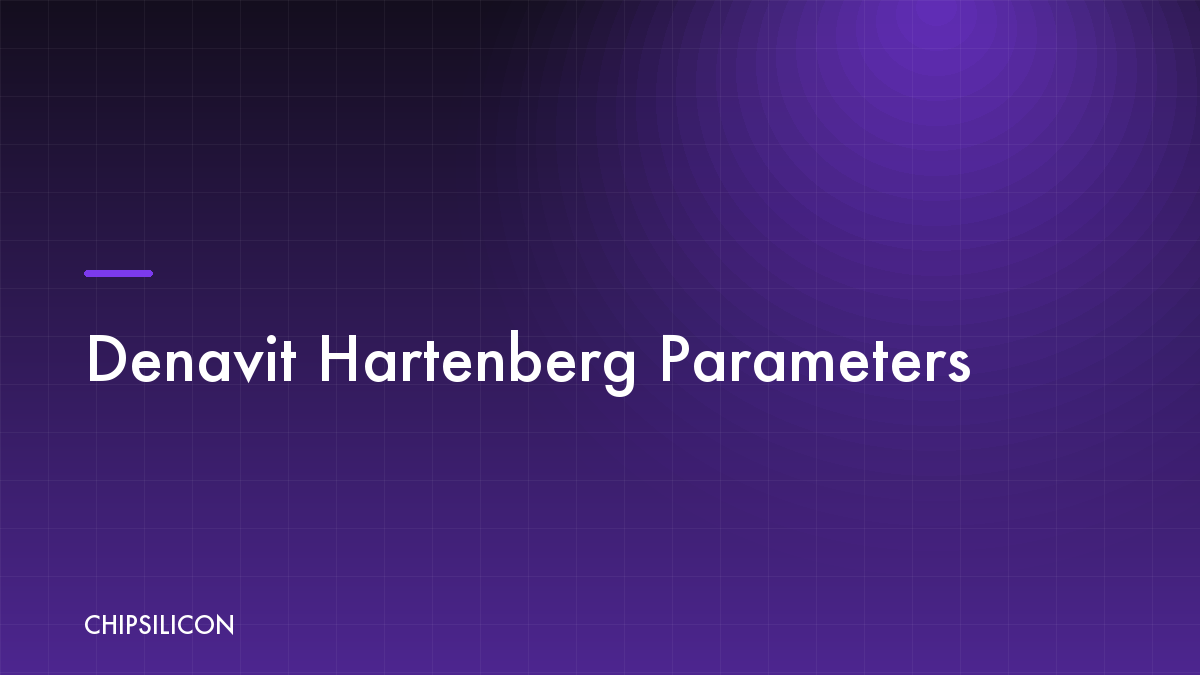 Denavit-Hartenberg Parameters