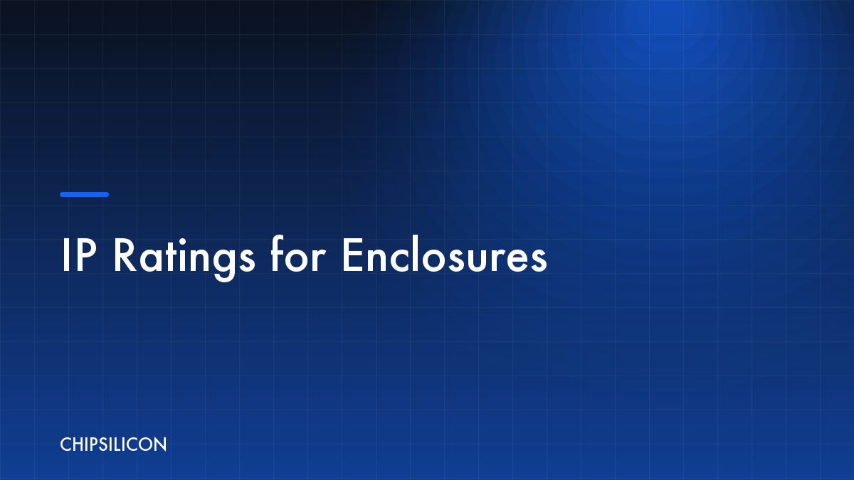 IP Ratings for Enclosures