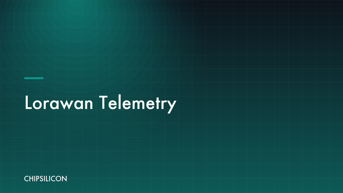LoRaWAN Telemetry