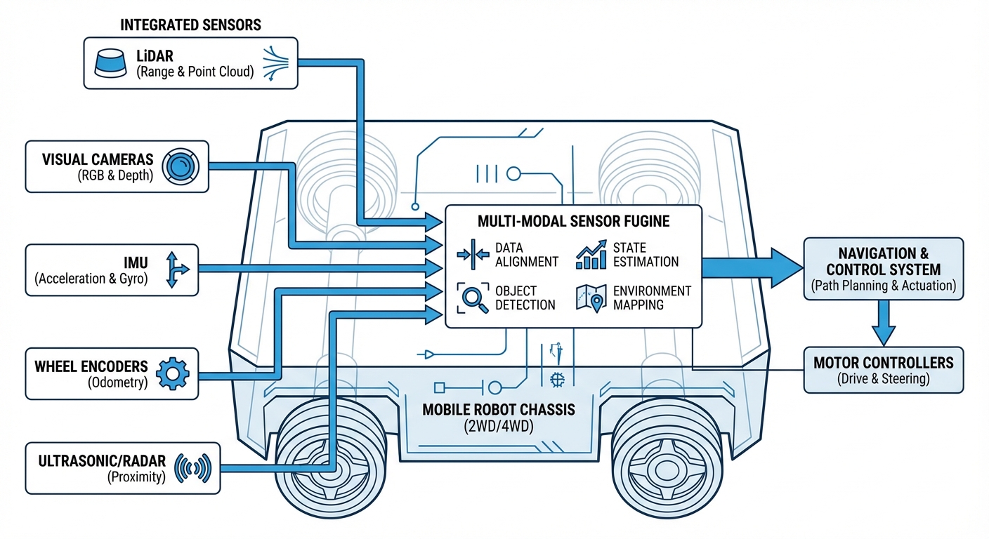 Technical Diagram of Sensor Fusion Architecture