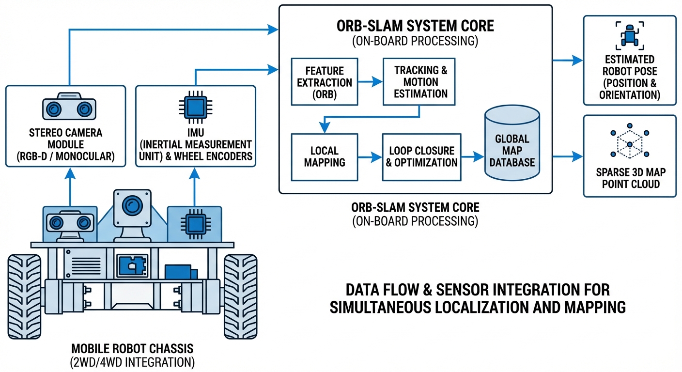 ORB-SLAM Technical Diagram