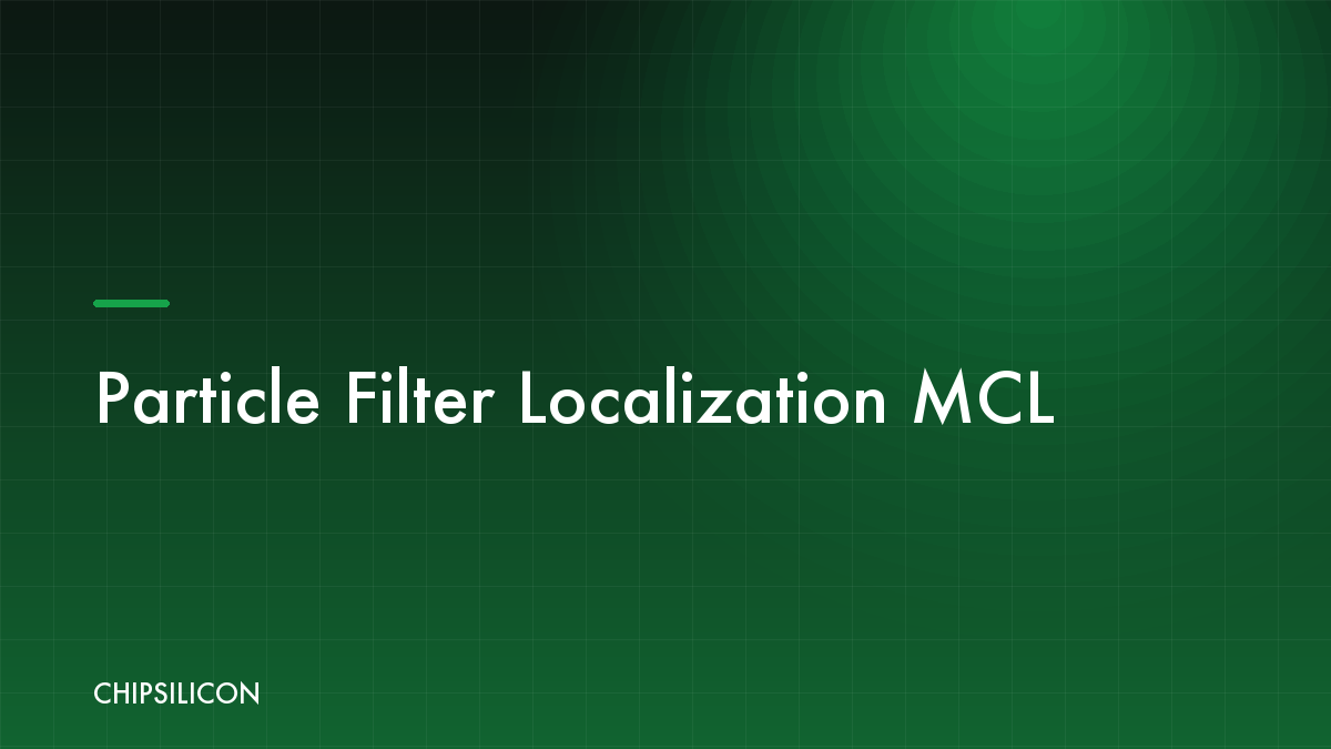 Particle Filter Localization (MCL)