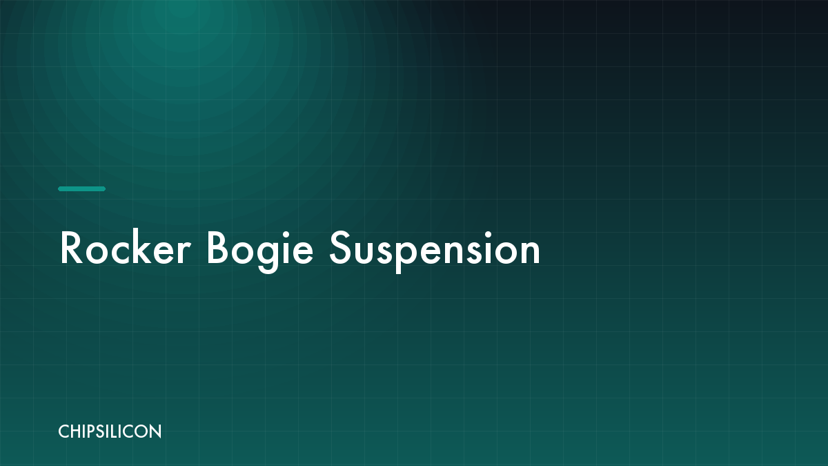 Rocker-Bogie Suspension