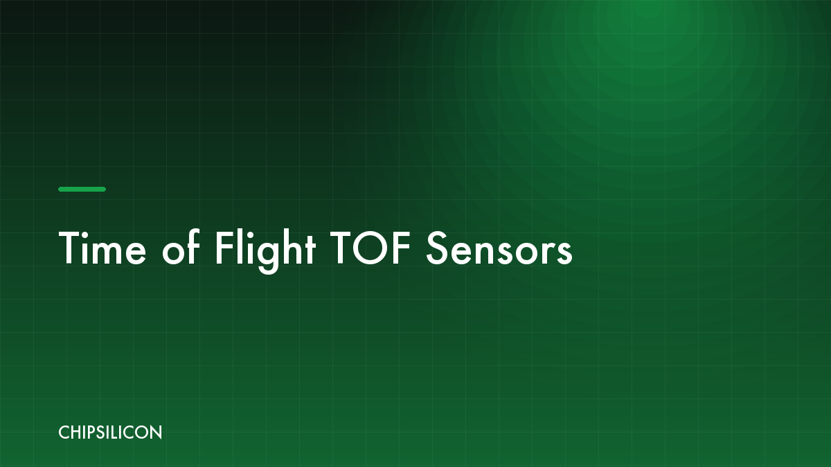 Time-of-Flight (ToF) Sensors