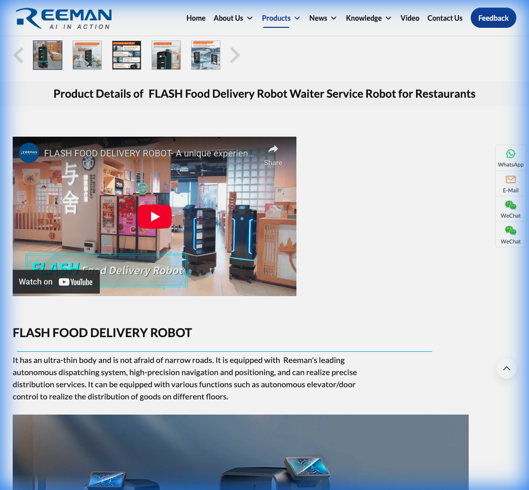 FLASH Food Delivery Robot