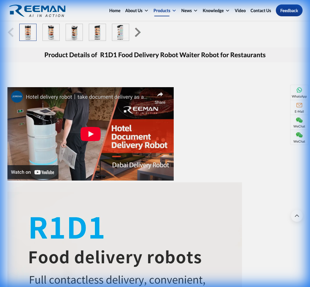 R1D1 Food Delivery Robot