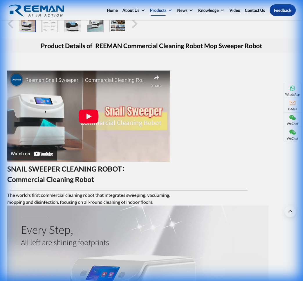 SNAIL Sweeper Cleaning Robot